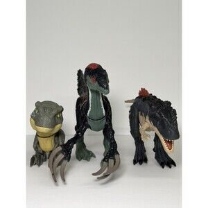 Jurassic World Dominion and Chaos Theory Dinosaur Action Figures Sound Lot of 3